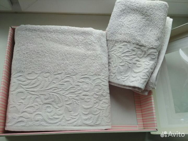 Набор махровых банных полотенец Турция
