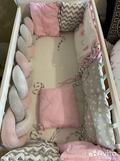 Бортики в детскую кроватку