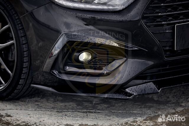 Накладки на бампер Серпы на Хендай Солярис 2