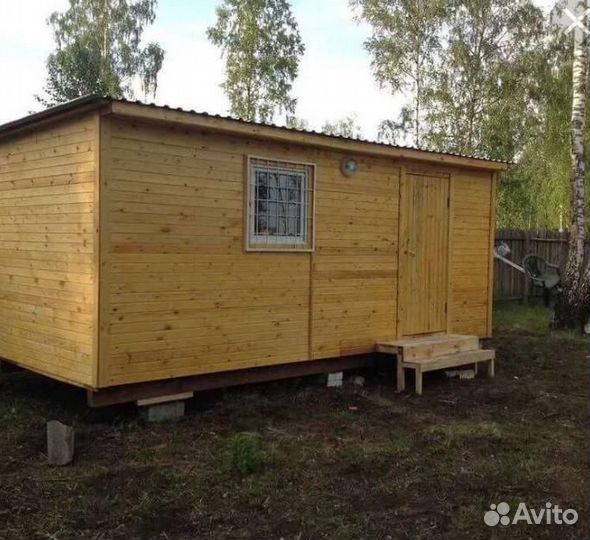 Бытовка утеплённая 2.4х6