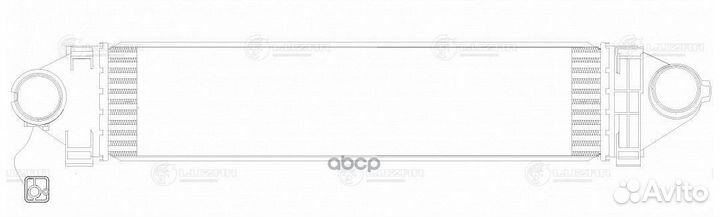 Интеркулер ford focus 1.6TD-2.0TD 04- lric 1008