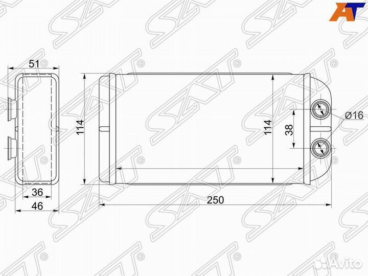 Радиатор отопителя салона honda civic