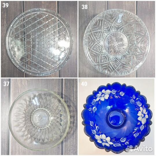 Посуда тарелки салатники СССР