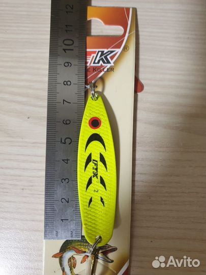 Блесна колебалка 17 и 27 грамм (на трофейную щуку)