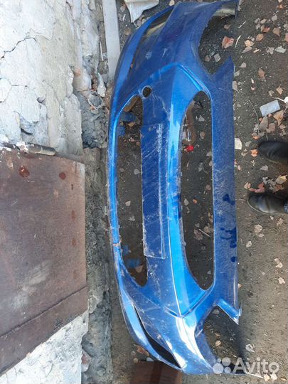 Бампер на хундай солярис 2011 года