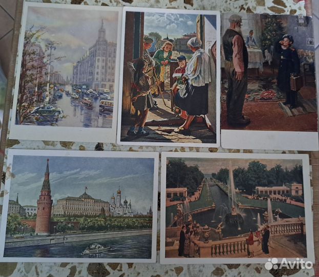Открытки СССР 50 ые г.г