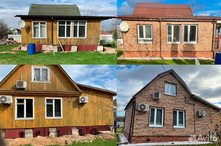 Монтаж сайдинга фасадные работы Отделка кровли