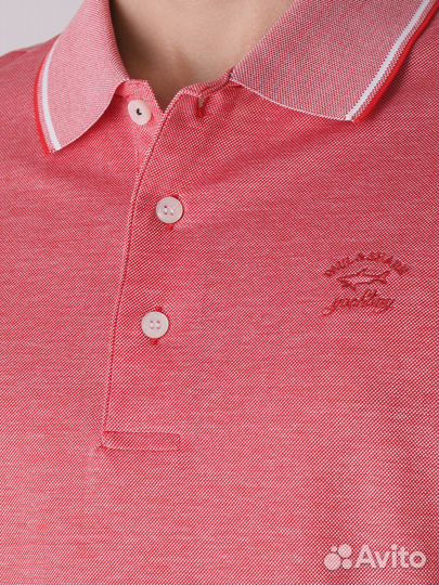 Поло хлопковое Paul & Shark