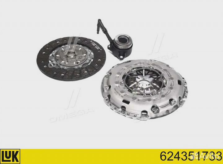 Комплект сцепления VW transporter T5/T6/multivan 1