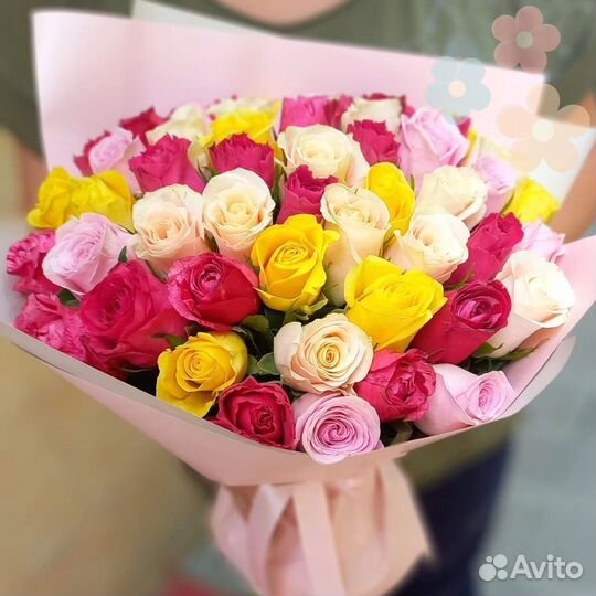 101 Роза цветы доставка 25 51 101 Роза