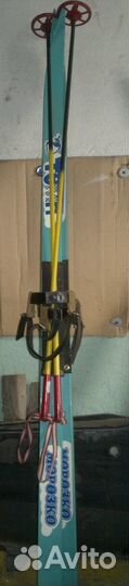 Лыжи детские с палками
