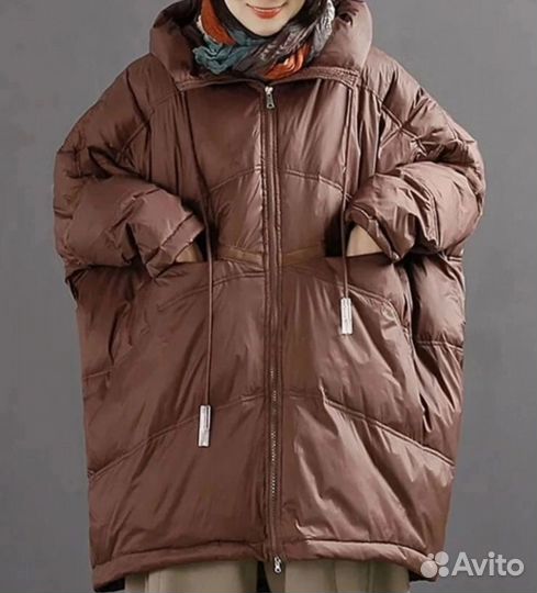 Куртка пуховик оверсайз