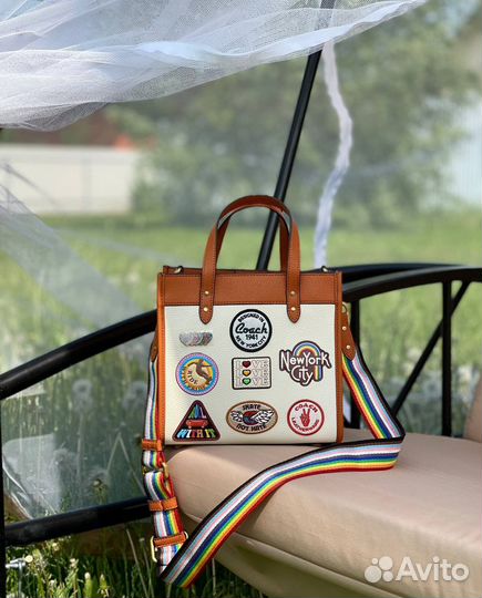 Cумка кожаная coach