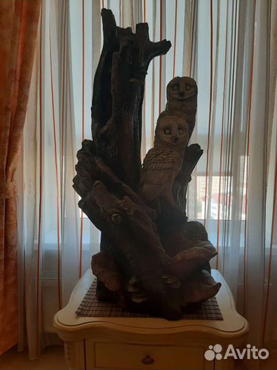 Новый декоратив фонтан электрич С подсветкой h101