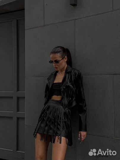 Костюм кожаный