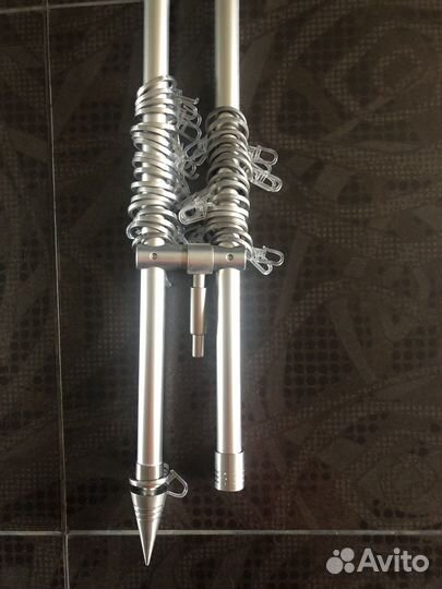 Карниз металлический двухрядный