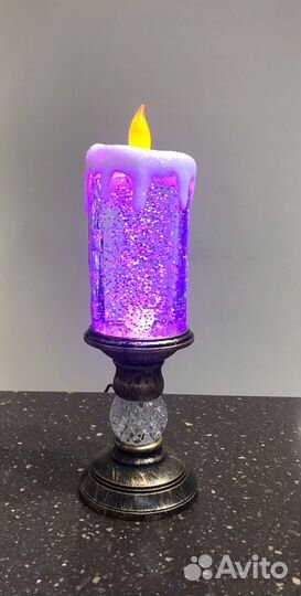 Свеча мигающая 25 см