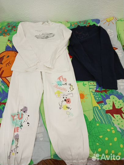 Вещи пакетом для девочки 128 134