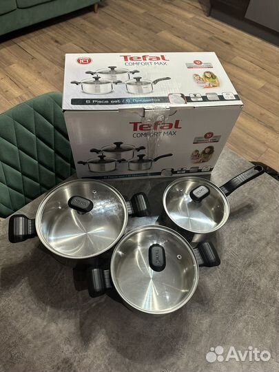 Кастрюли Tefal comfort max