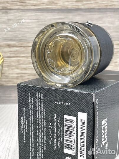 Духи Montblanc explorer