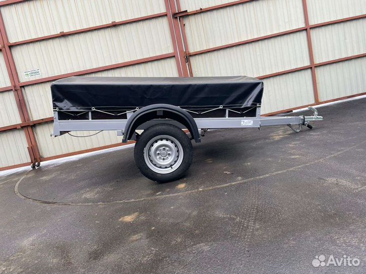 Прицеп фермер 1.95*1.25 с тентом без колес