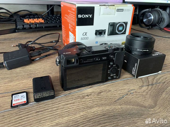 Фотоаппарат Sony a6000 kit с объективом 16-50