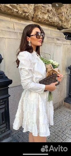 Платье белое hm