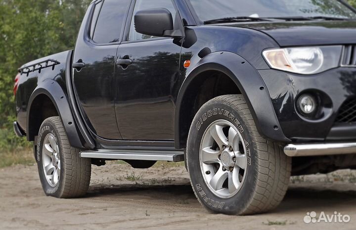 Расширители арок 90 мм Mitsubishi L200 (06-15) RA