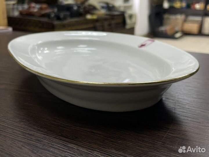 Блюдо фарфор. лфз. 