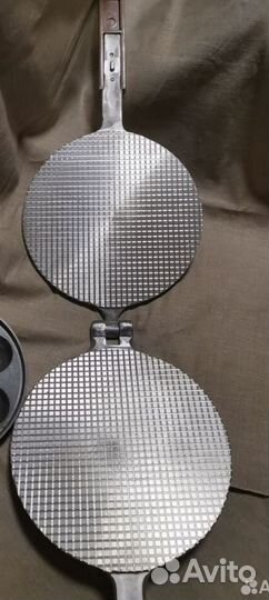 Вафельница СССР большая 24см винтаж