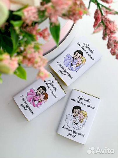 Подарки гостям на свадьбу