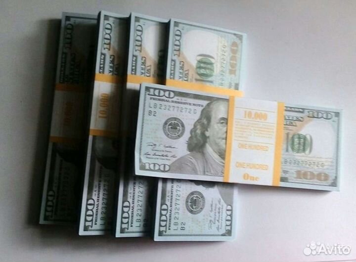 Пачка 100 долларов нового образца сувенир