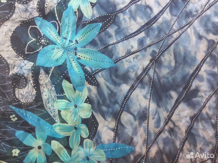 Отрез ткани 1,5м шелк - шифон Италия