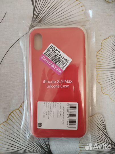 Чехол силиконовый xs max iPhone+ защитное стекло