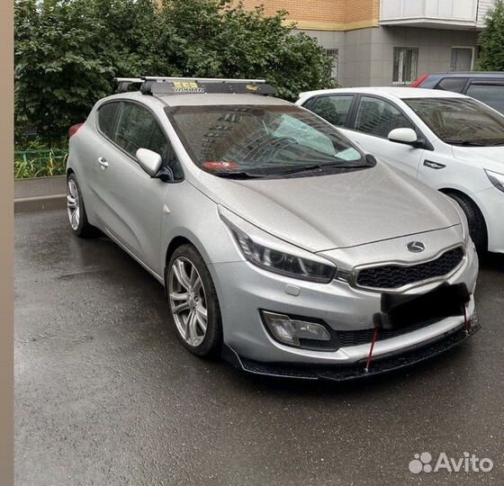Сплиттер губа на Kia ceed