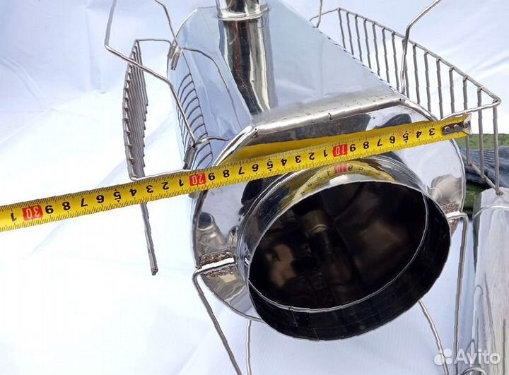 Печь походная Кабанчик на 15 литров с решетками