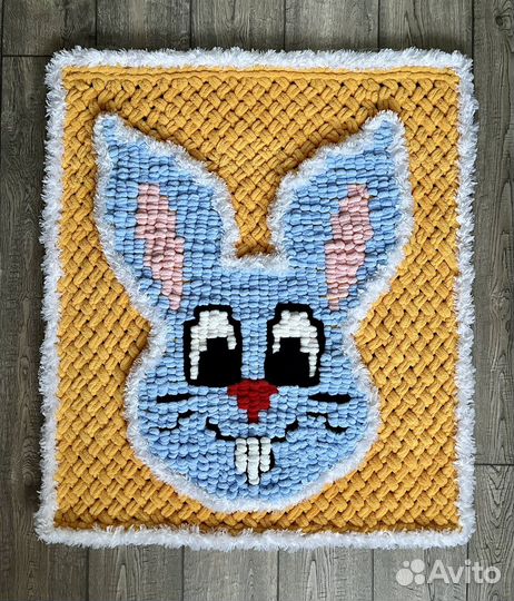 Плед ализе пуффи ручной работы