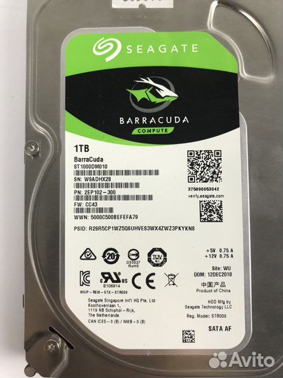 Жесткий диск Seagate ST1000DM010