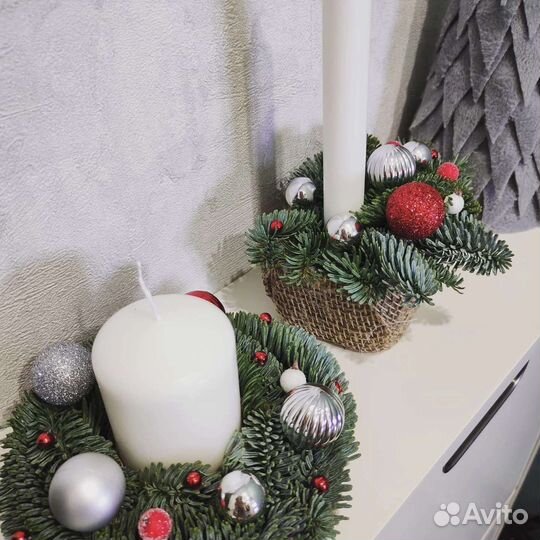 Новогодняя композиция декор