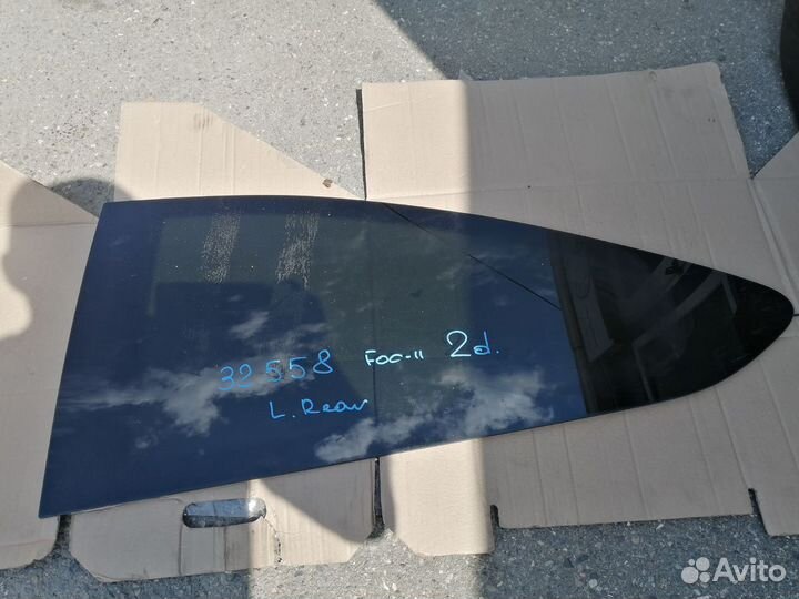 Стекло кузовное глухое заднее левое Ford Focus 2