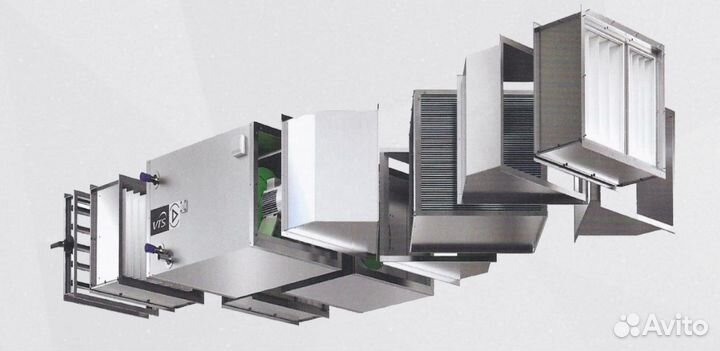 Приточно-вытяжная установка с рекуперацией тепла