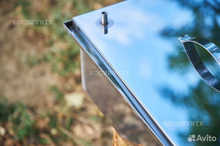 Коптильня нержавейка 1.2мм 250*400*150