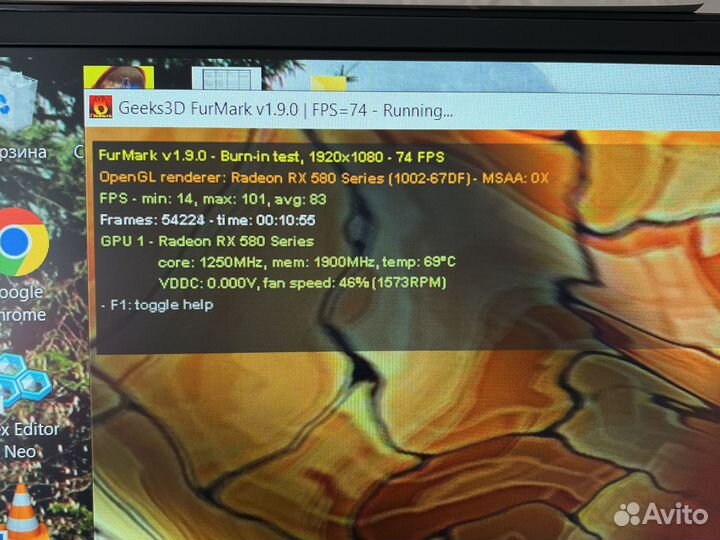 Видеокарта rx580 8gb