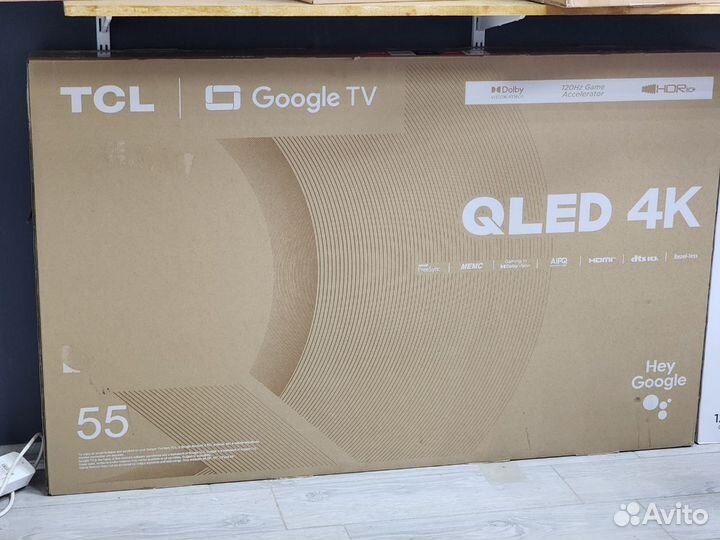 Телевизор qled TCL 55 120гц Гарантия 1 год