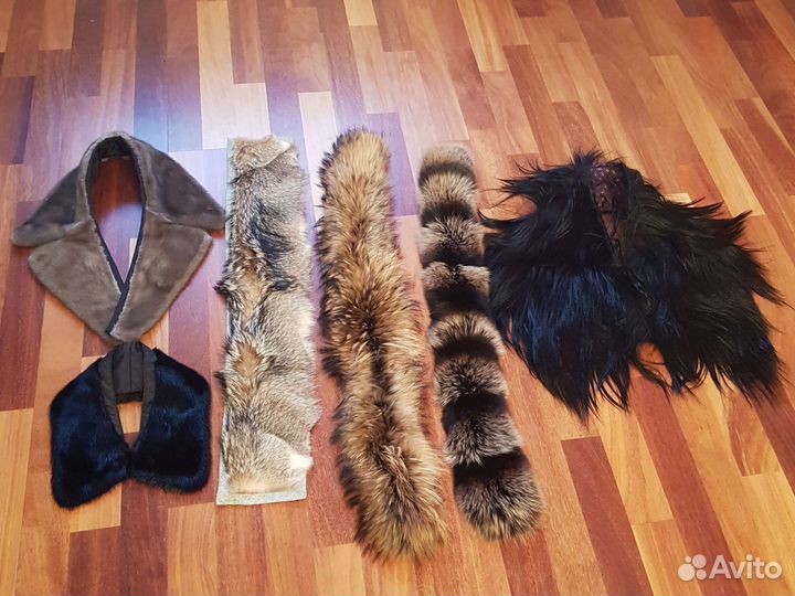 Новые воротники натуральный мех