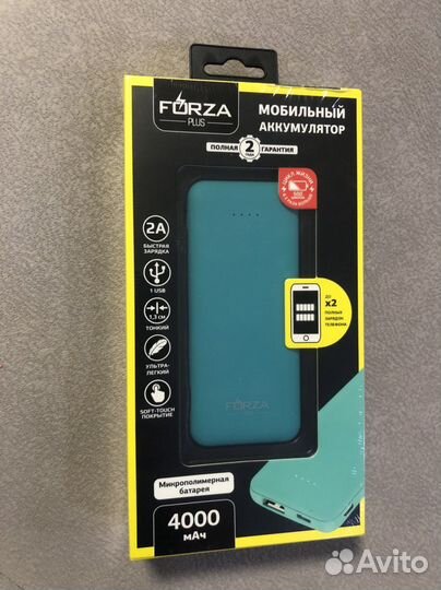 Мобильный аккумулятор 4000мАч