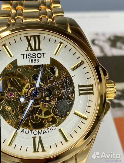 Часы Tissot механические золотые