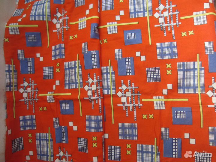Отрезы ткани ситец из СССР