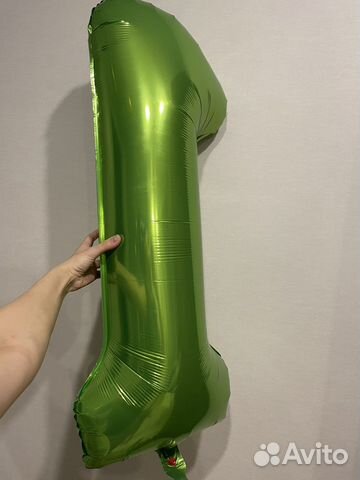 Объемная цифра 1 шар