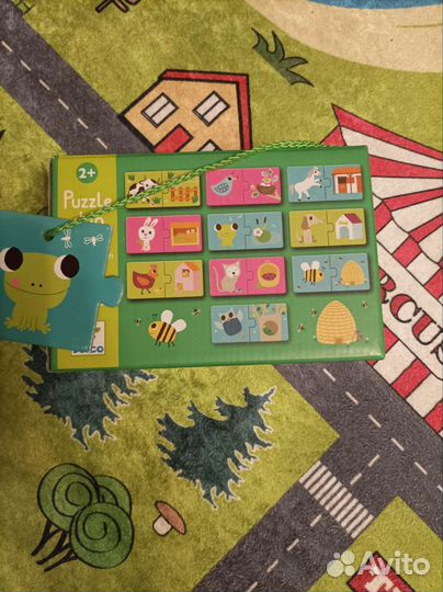 Пазл duo djeco 2+. Кто где живёт